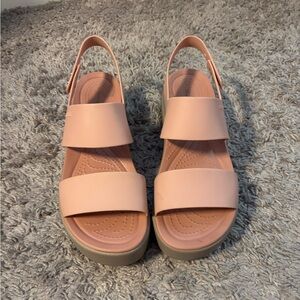 CROCS women’s platform wedges